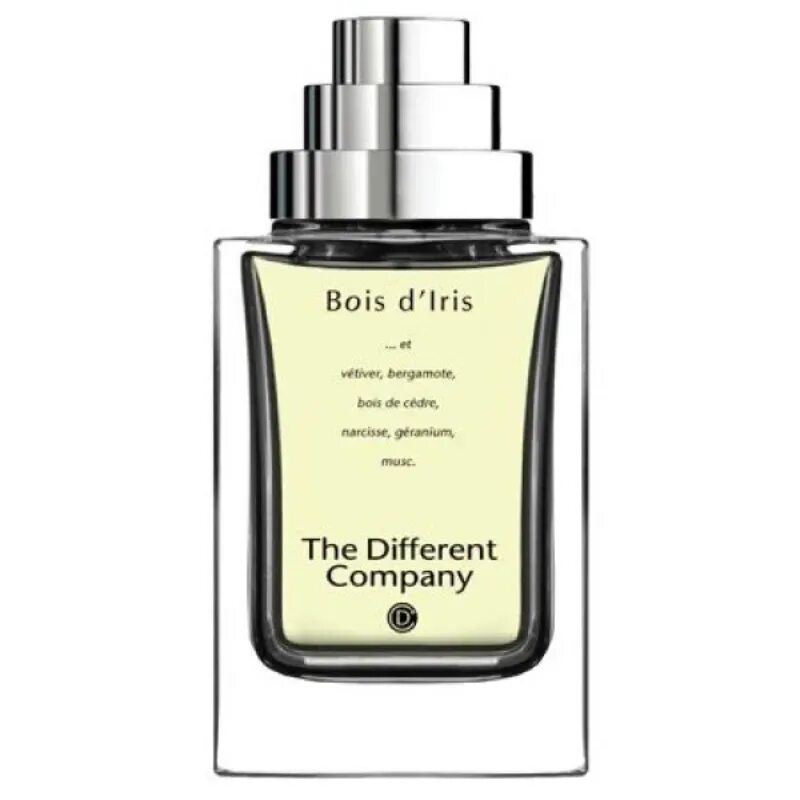 The different Company sel de Vetiver. Bois d'Iris the different Company. Osmanthus the different Company. The different Company Pure Eve.