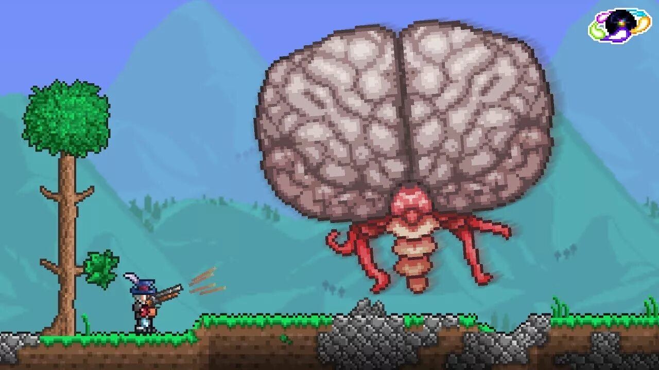 Terraria fargo soul. Террария босс мозг Ктулху. Террария арты мозг Ктулху.