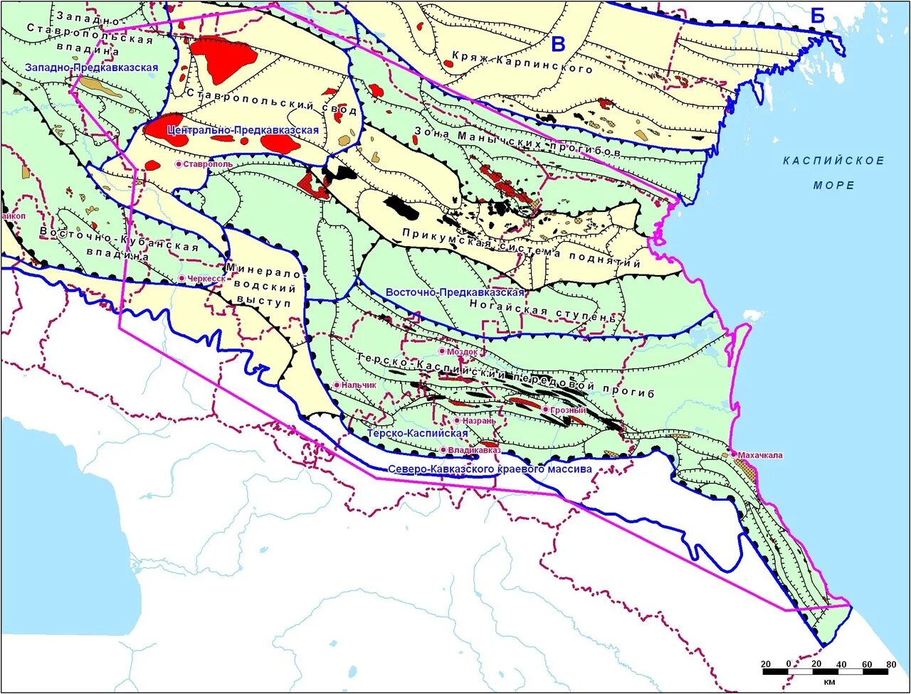 Терско-Каспийский краевой прогиб. Карта сейсмического районирования Северного Кавказа. Тектоническая схема Терско-Каспийского прогиба. Схема нефтегазогеологического районирования Северного Кавказа. Бассейн северного кавказа