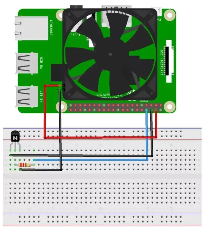 Управление вентилятором Raspberry Pi с помощью Python