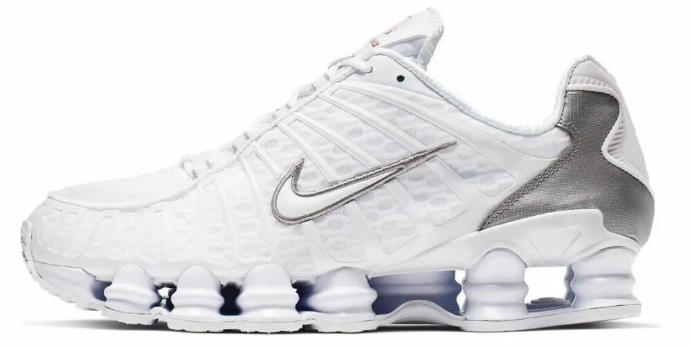 Nike shox tl мужские. Nike Shox TL White Metallic Silver. Nike Shox TL White. Nike Shox TL белые. Nike Shox TL Light Bone.