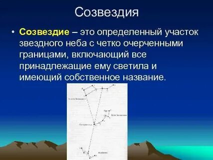 Созвездие это определенные участки