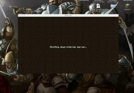 Server shutting down