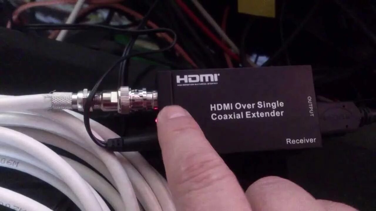 Signal input check video cable
