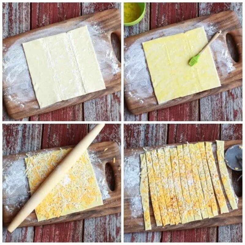 Палочки из слоеного теста с сыром. Слоеные палочки с сыром. Палочки из слоеного теста с беконом и сыром. Палочки из слоеного теста с беконом.
