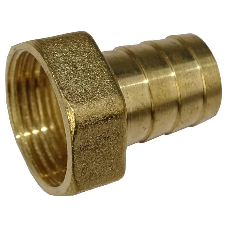 Латунный фитинг для шланга. Латунный фитинг для шланга. Brass- 608ам. Сосок для шланга. Переходник медный.