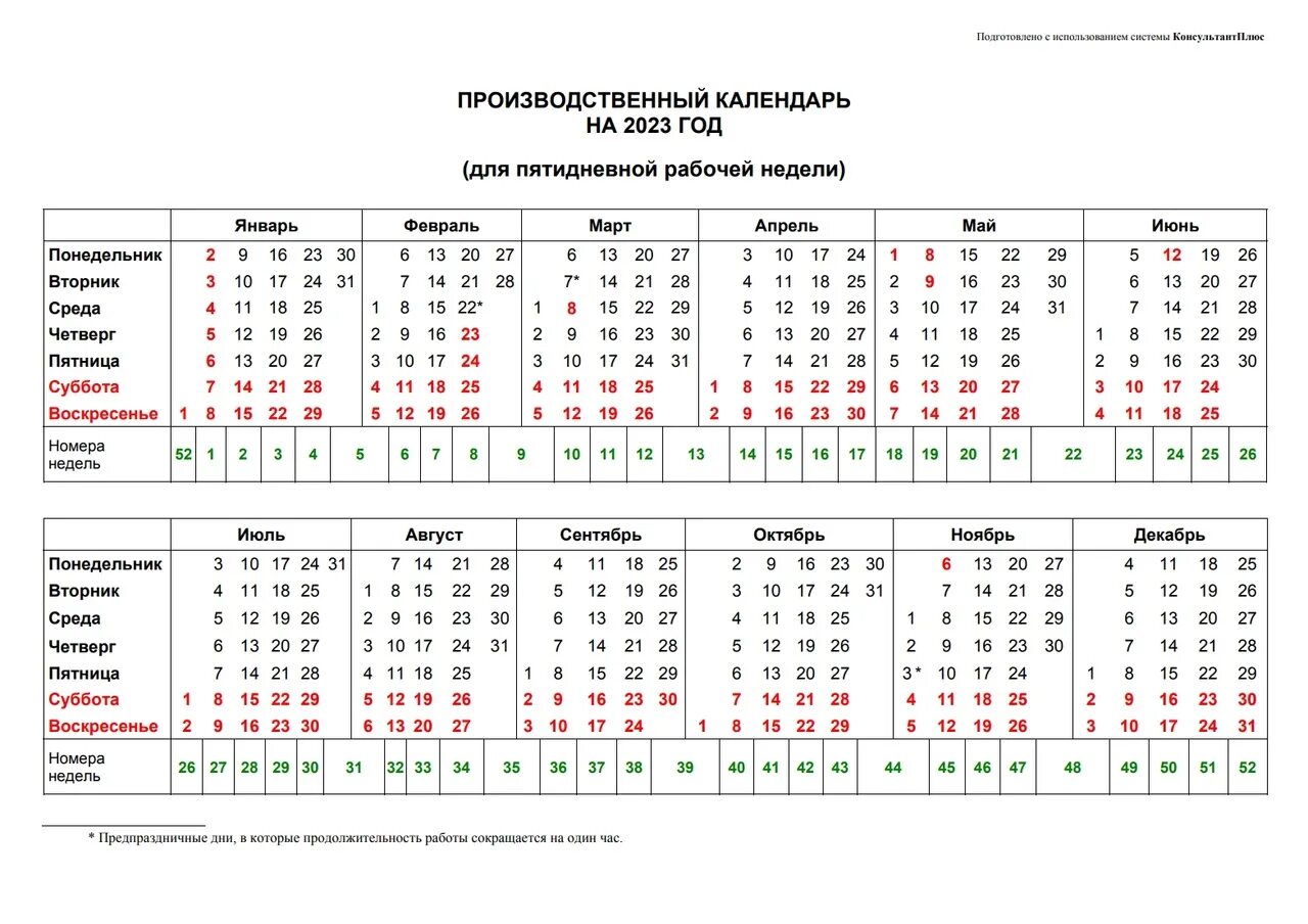 26 рабочих недель