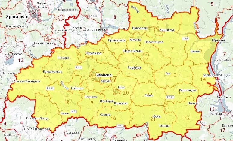 Кадастровая карта ивановской области 2024. Карта Ивановской области. Районы Ивановской области. Географическая карта Ивановской области. Административная карта Ивановской области.