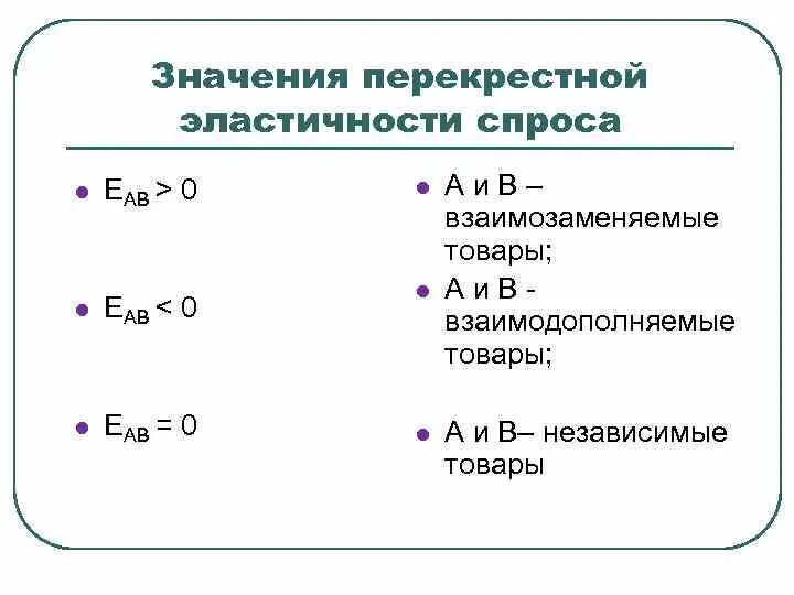 Что значит эластичная. Значения перекрестной эластичности спроса. Перекрестная эластичность значения. Взаимозаменяемые и взаимодополняемые товары. Взаимозаменяемые взаимодополняемые независимые товары.