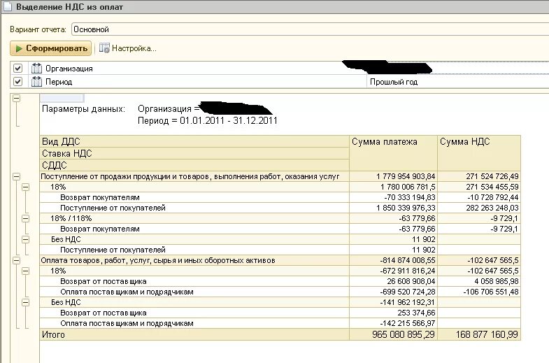 Отчет о движении денежных средств. НДС В отчете о движении денежных средств. Отчет о движении денежных средств в 1с. НДС уплаченный в бюджет в отчете о движении денежных средств. Ндс в ддс