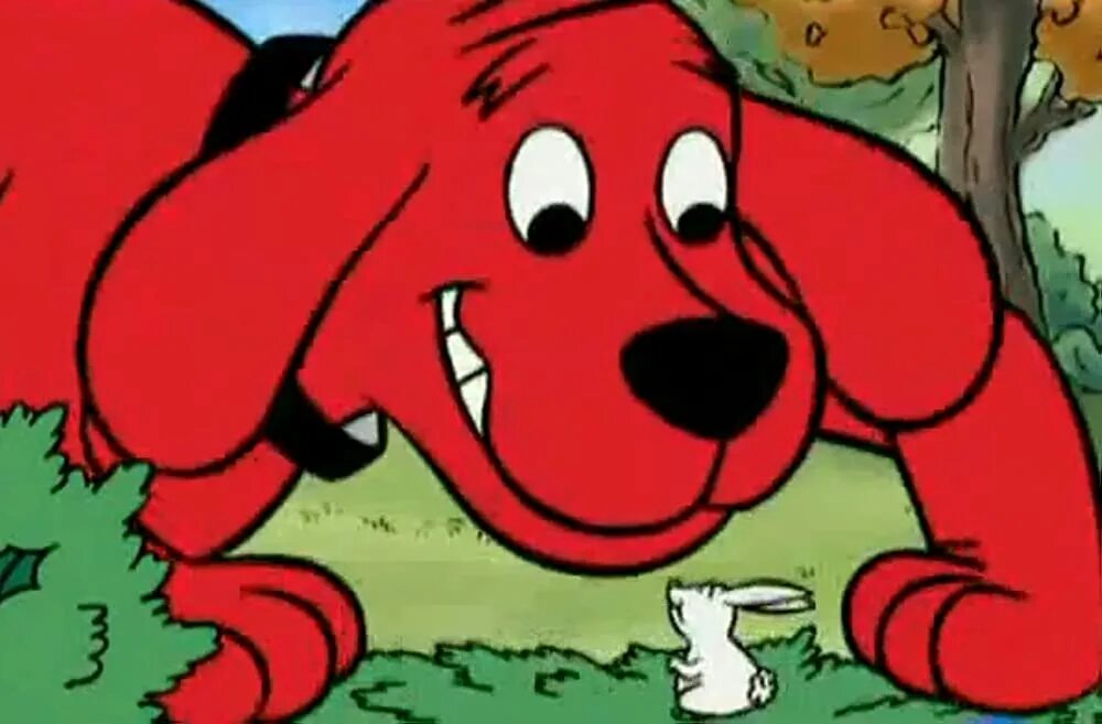 Большой красный клиффорд. Красный пёс Клиффорд. Кадры из большой красный пес Клиффорд.