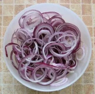 Быстро замариновать красный лук
