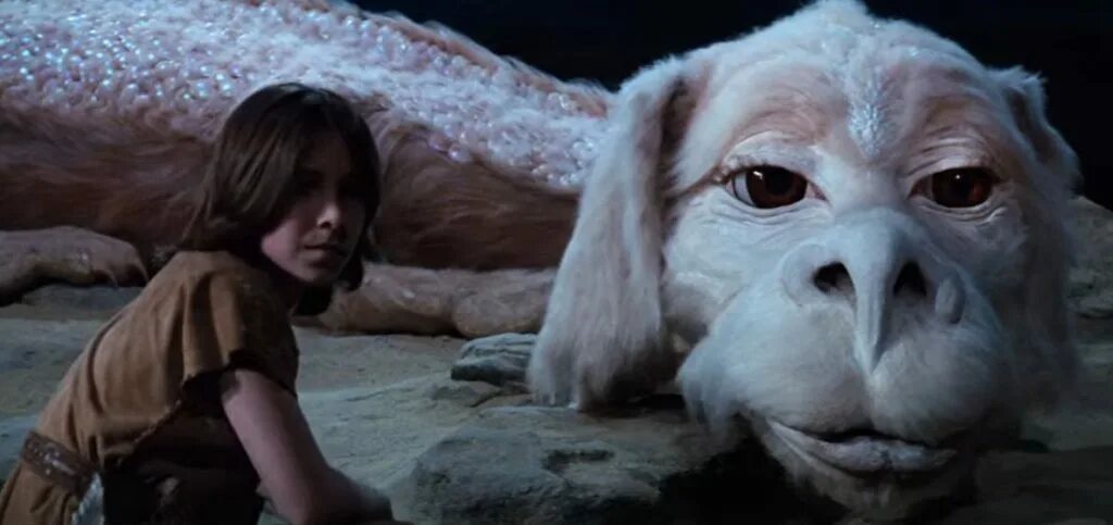 Бесконечная история дракон. Neverending story дракон. Атрейо и Фалькор.