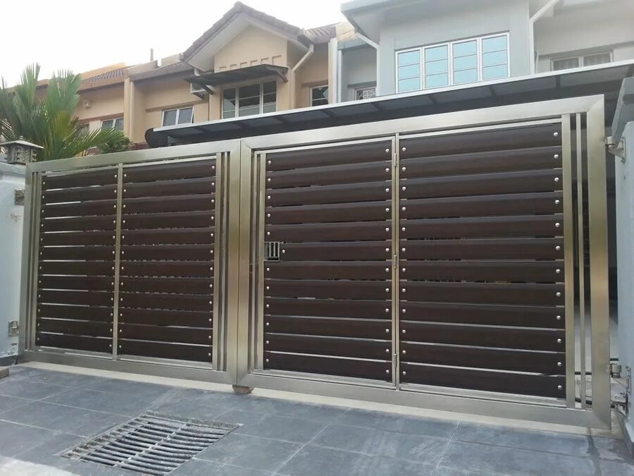 Me gate. Steel gate ворота. steel gate design. раздвижные ворота из нержавеющей стали. ворота из нержавеющей стали в современном стиле.