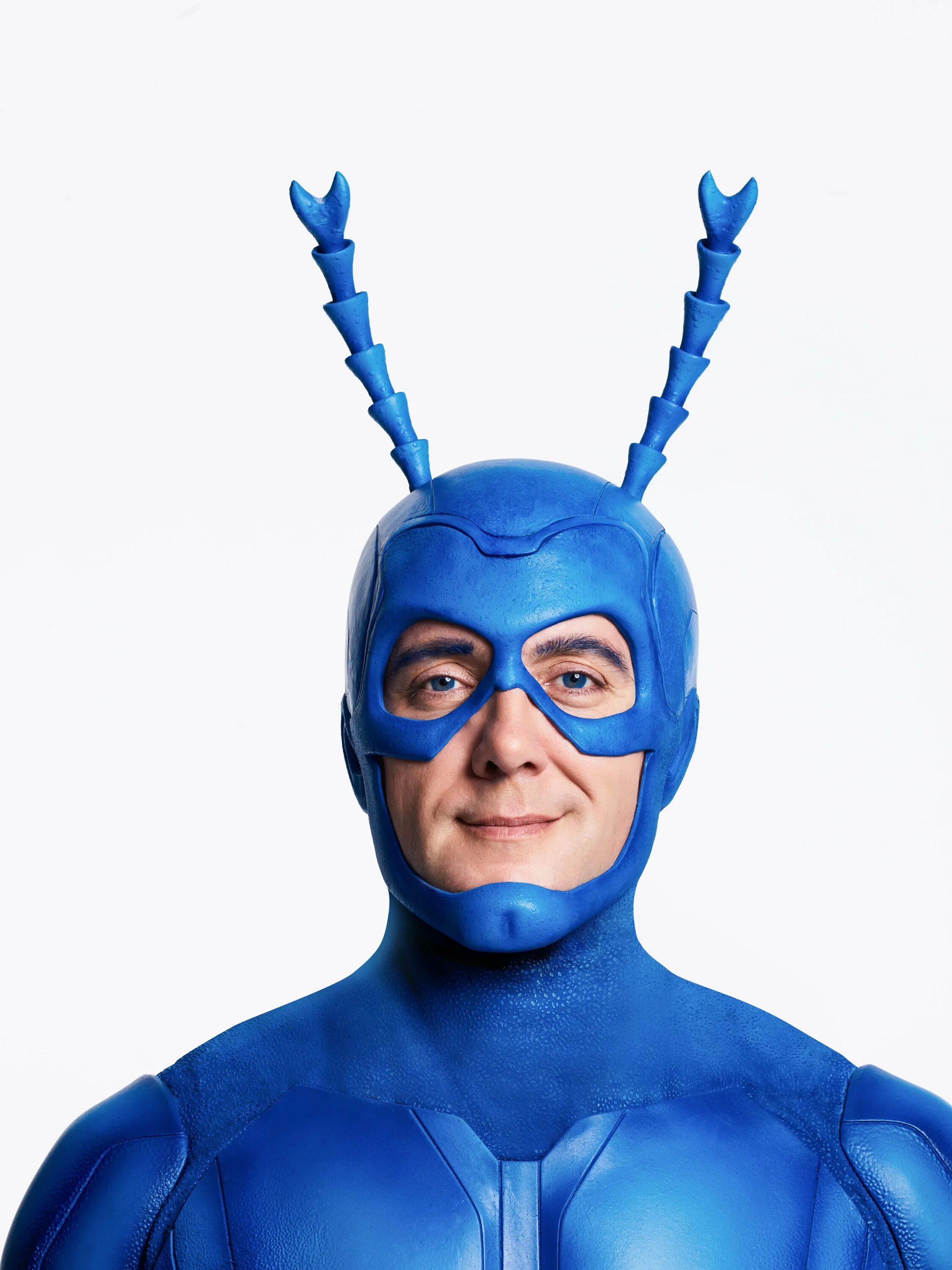 Питер Серафинович тик. Синий Супергерой. Глупый синий
