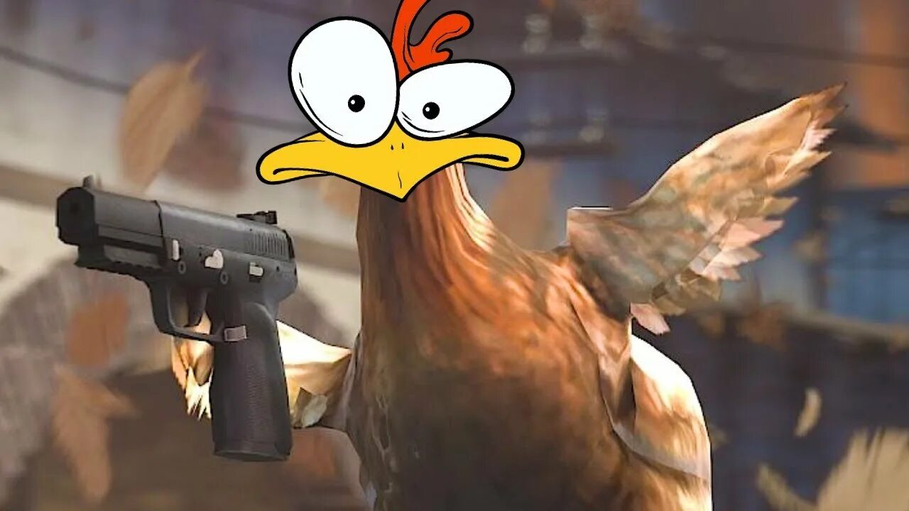 Историю про чикен ган. Чингин Ган. Chicken Gun дэн19к. Чикин Гае. Пистолет из Чикен гана.