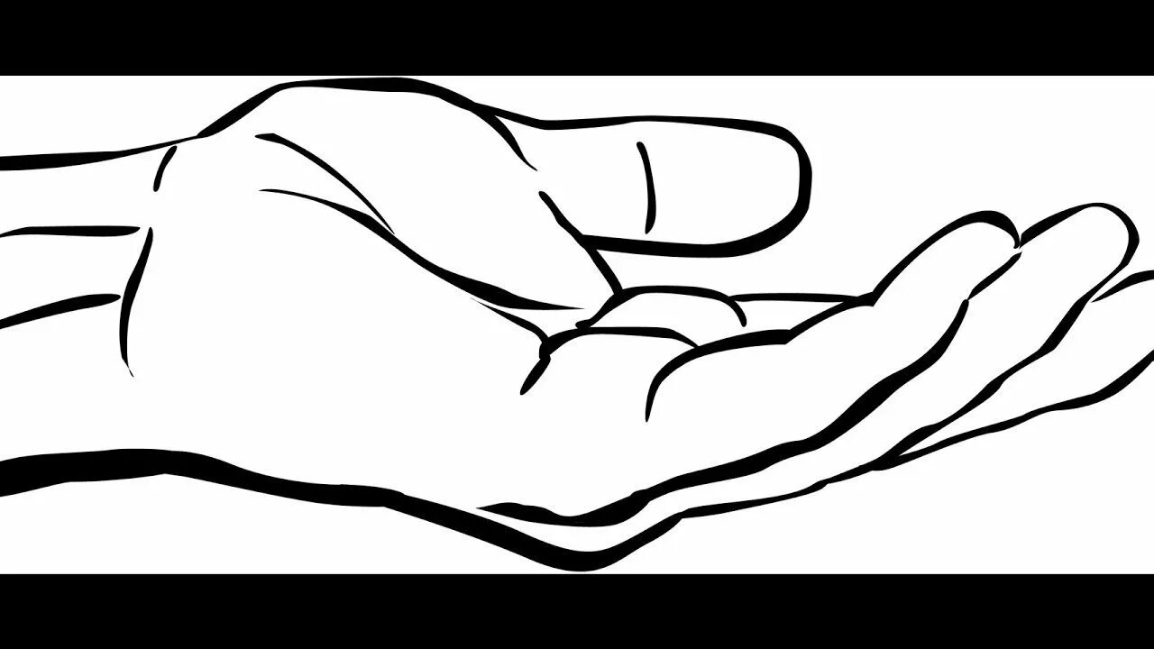 Изображение изображение просто рук. Кисть руки. ладонь рисунок. рука контур. очертание руки.