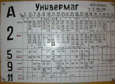 Почта россии обнинск график Расписание движения 18 автобуса