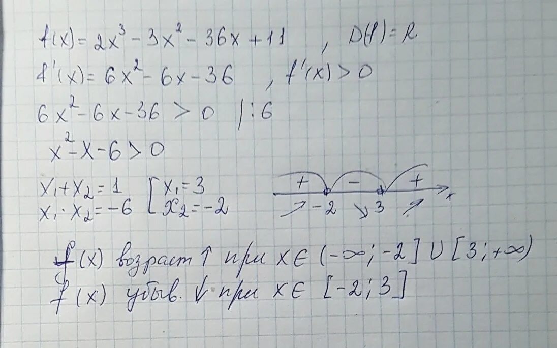 6 2x 1 36 x x. F(X)=-x²+2x+3 промежутки возрастания. Найдите промежутки возрастания функции f(x)=x3+x2-x-1. Найдите промежутки возрастания функции f x 2x3-3x2 +11. Найдите промежуток убывания функции f x 2+3х2-х3.