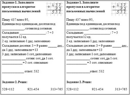 Технологическая карта 3 класс математика приемы письменных вычислений