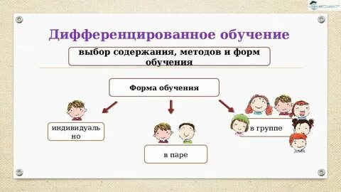 Дифференцированное обучение и учет индивидуальных особенностей