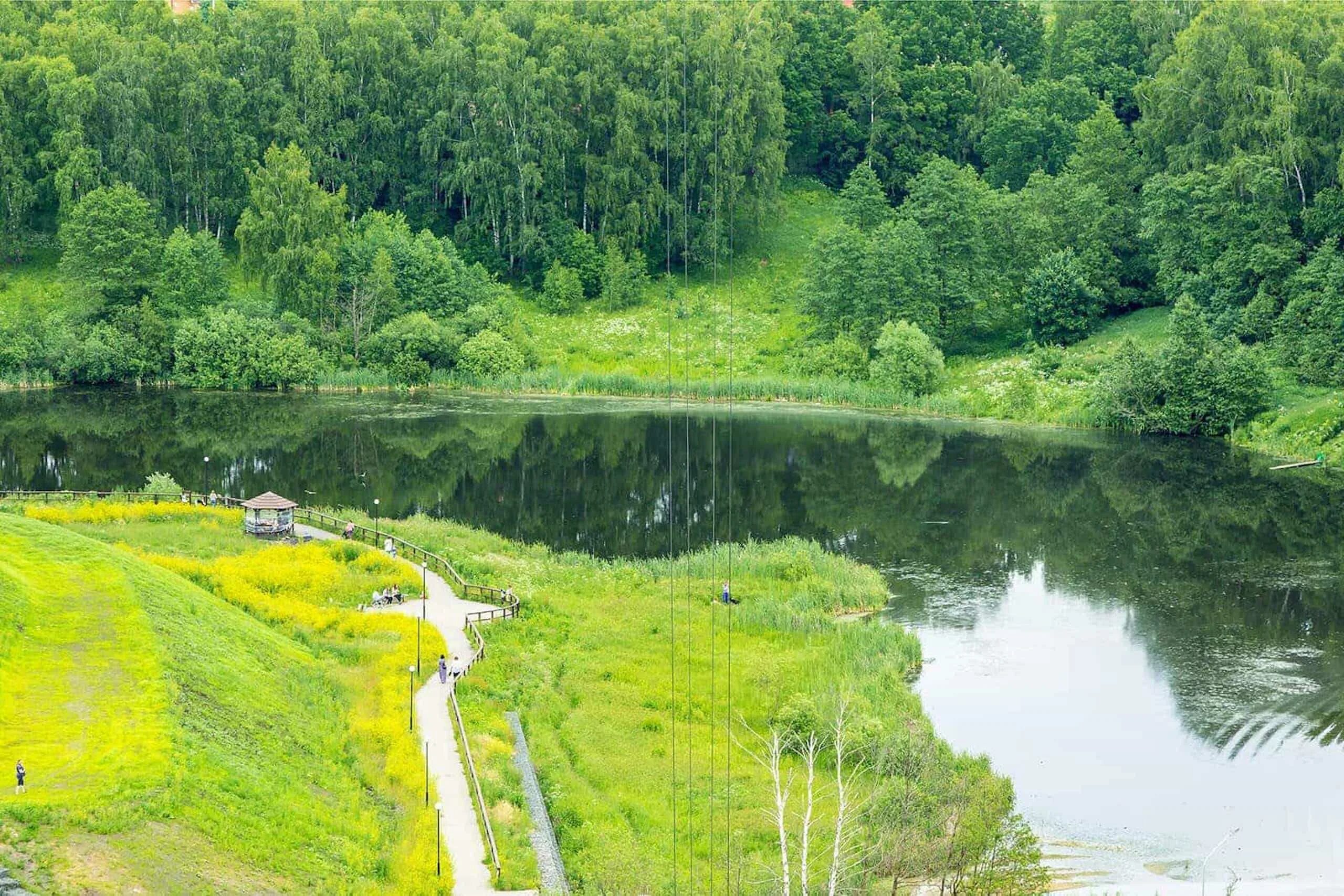 Река Купелинка Видное. Набережная реки Купелинка Видное. Парк Купелинка Видное. Видное,парк у реки Купелинка. Город видное реки