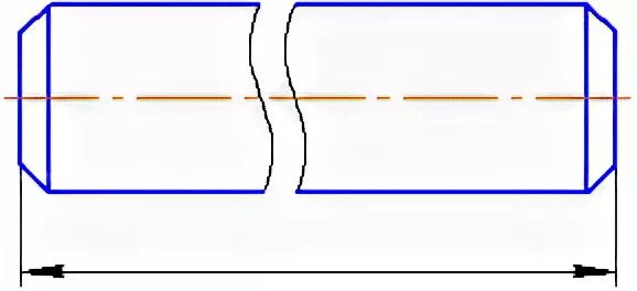 Размер с обрывом на чертеже. Разрыв на чертеже. Разрыв линий на чертеже по госту. Линия разрыва на чертеже. Волнистая линия на чертеже.