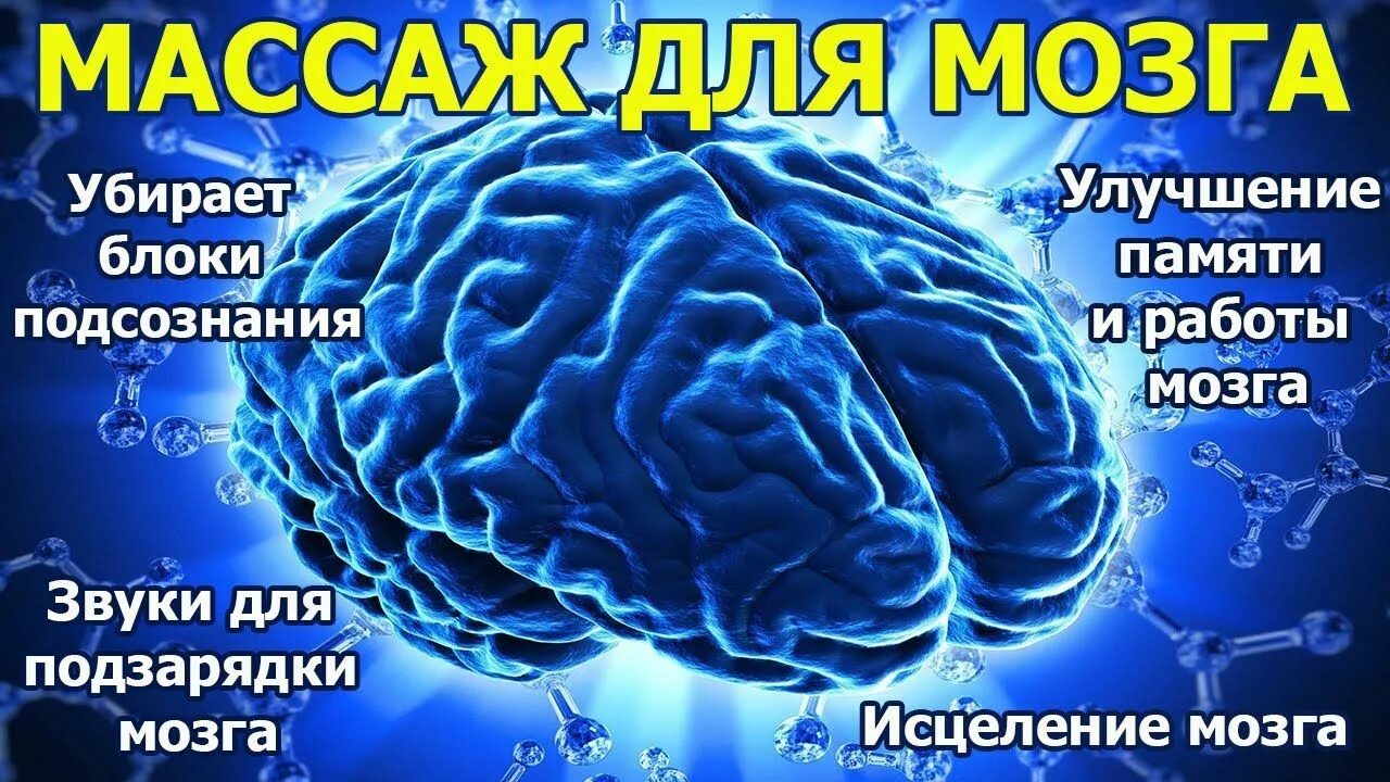 Улучшение работы мозга. Исцеление головного мозга. Активация мозга. Перезагрузка мозга. Улучшение работы головного мозга и памяти