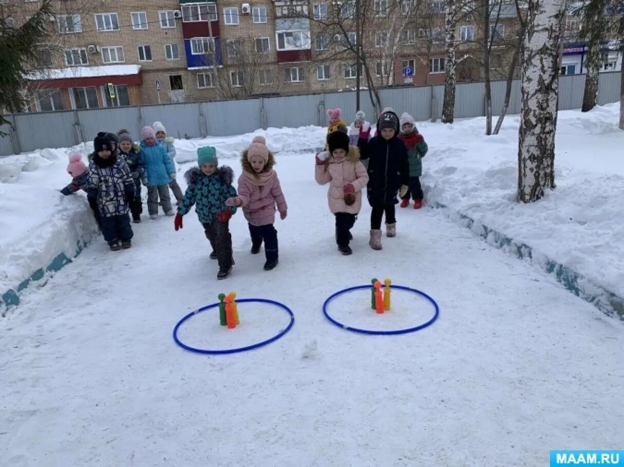 Игры на прогулке 2 младшая