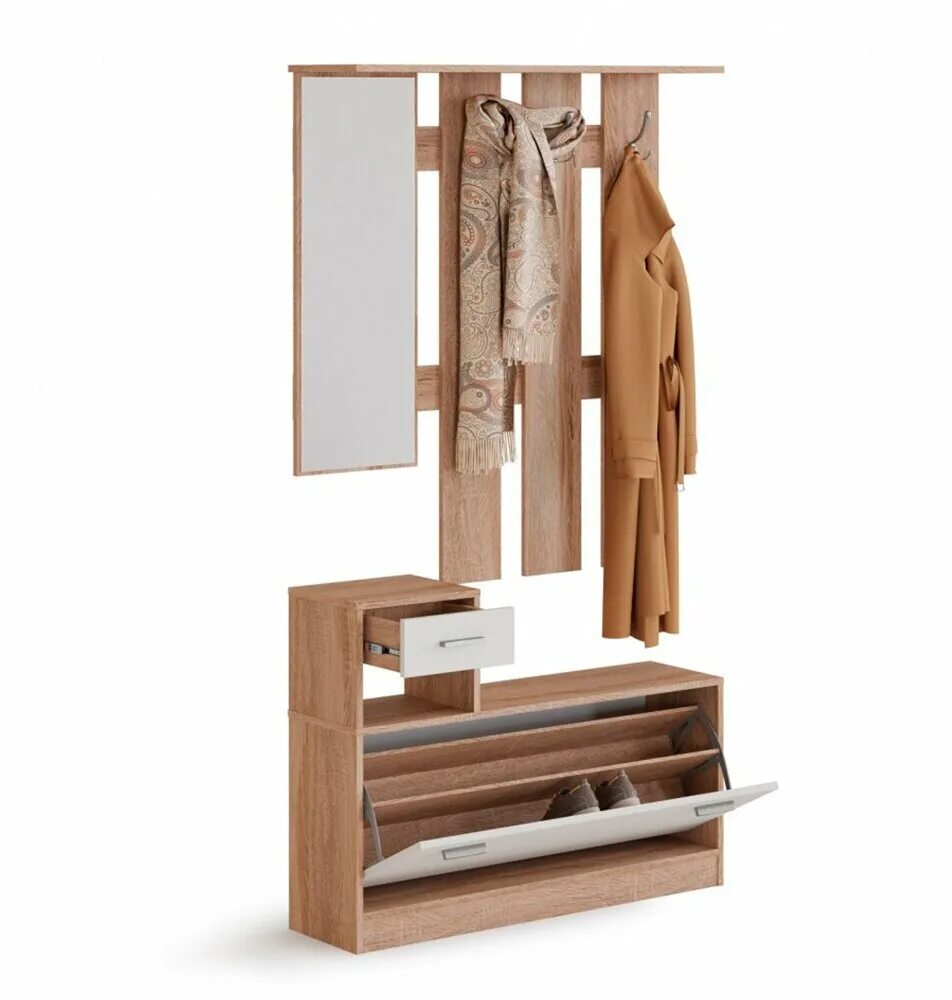 прихожая дуб сонома белый матовый. прихожая империал. прихожая империал. прихожая империал. прихожая интер дуб сонома/белый.