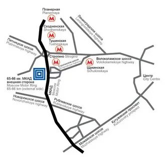 Москва строгино расстояние