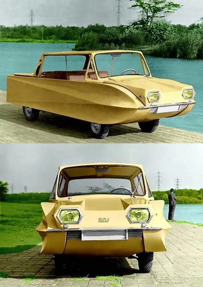 Вездеход-амфибия арго 1960. Имз-нами-а50. Самые странные советские. Газ торпедо 1951. Заз 966 багажник.