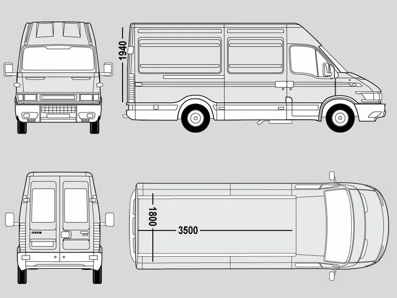 Габариты Ивеко Дейли фургон. Iveco Daily габариты фургона. Габариты Ивеко Дейли 50с15 фургон. Iveco Daily 2001 габариты.