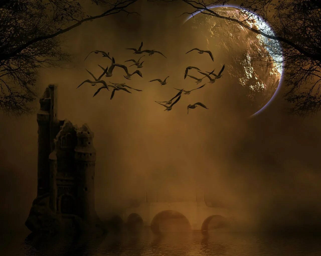 Мистические картины. Божественная природа. Дверь в иной мир. Таинственная дверь. Шляпа джентльмена.