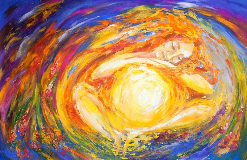 Рождение энергии новой жизни. Духовное перерождение. Божественный свет. Рождение энергии новой жизни. Символ рождения новой жизни.