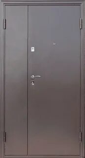 Дверь металлическая двухстворчатая утепленная