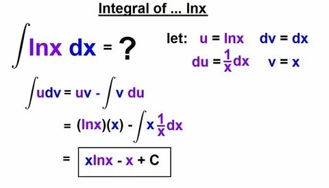 Ln x 0 решение