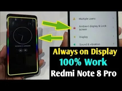 Олвейс он дисплей xiaomi