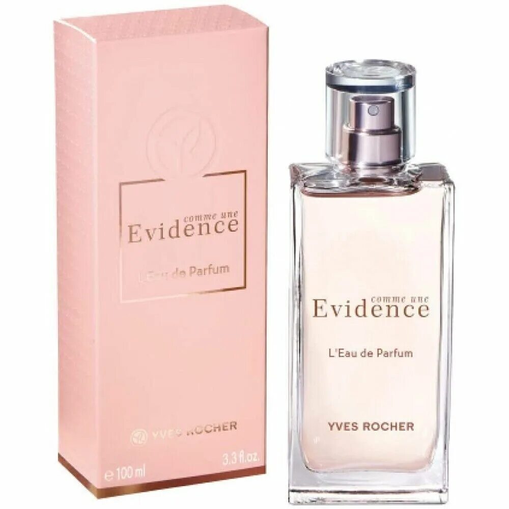 Comme une evidence yves rocher. Духи evidence Yves Rocher. Comme une evidence парфюмированная вода 100 мл. Ив Роше evidence 50мл. Evidence туалетная вода 50 ml.