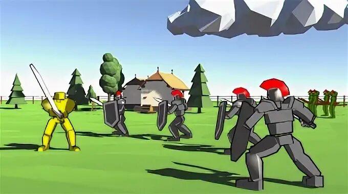 Взломанный battle simulator. Мобильная игра битва войск с гигантами. Взломанный fun Battle Simulator. Игра битва войск выходит зомби.