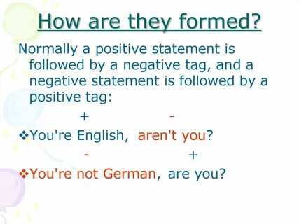 Negative statement