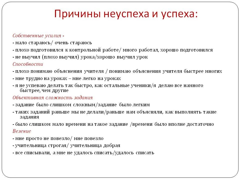 Самостоятельная работа испытание успех и неудача. Причины успеха и неудач проекта. причины успеха урока. предпосылка успеха это. факторы успеха и неуспеха.