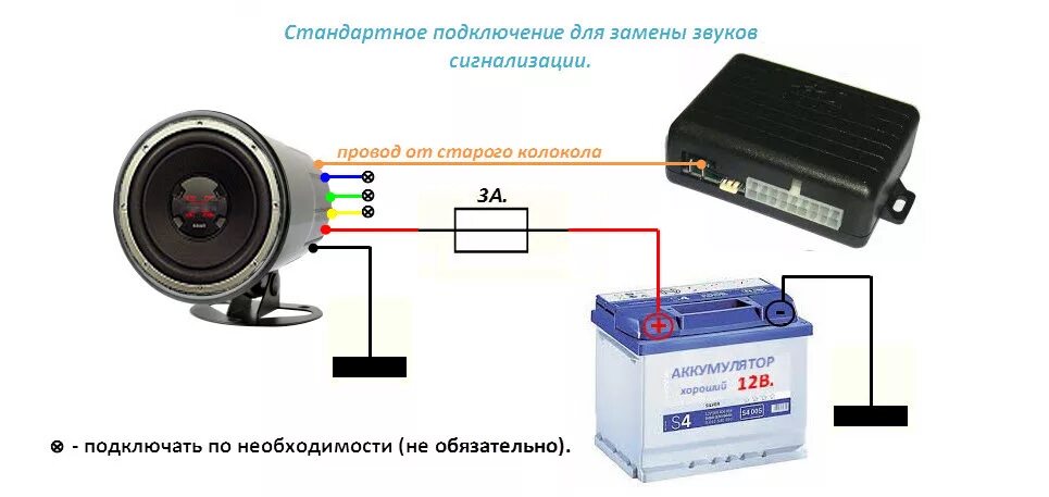 Автомобильная сирена схема включения. Схема подключения автономной сирены сигнализации. Ревун сирена 12в сигнализация. Схема подключения сирены автосигнализации с автономным питанием. Издает 3 сигнала