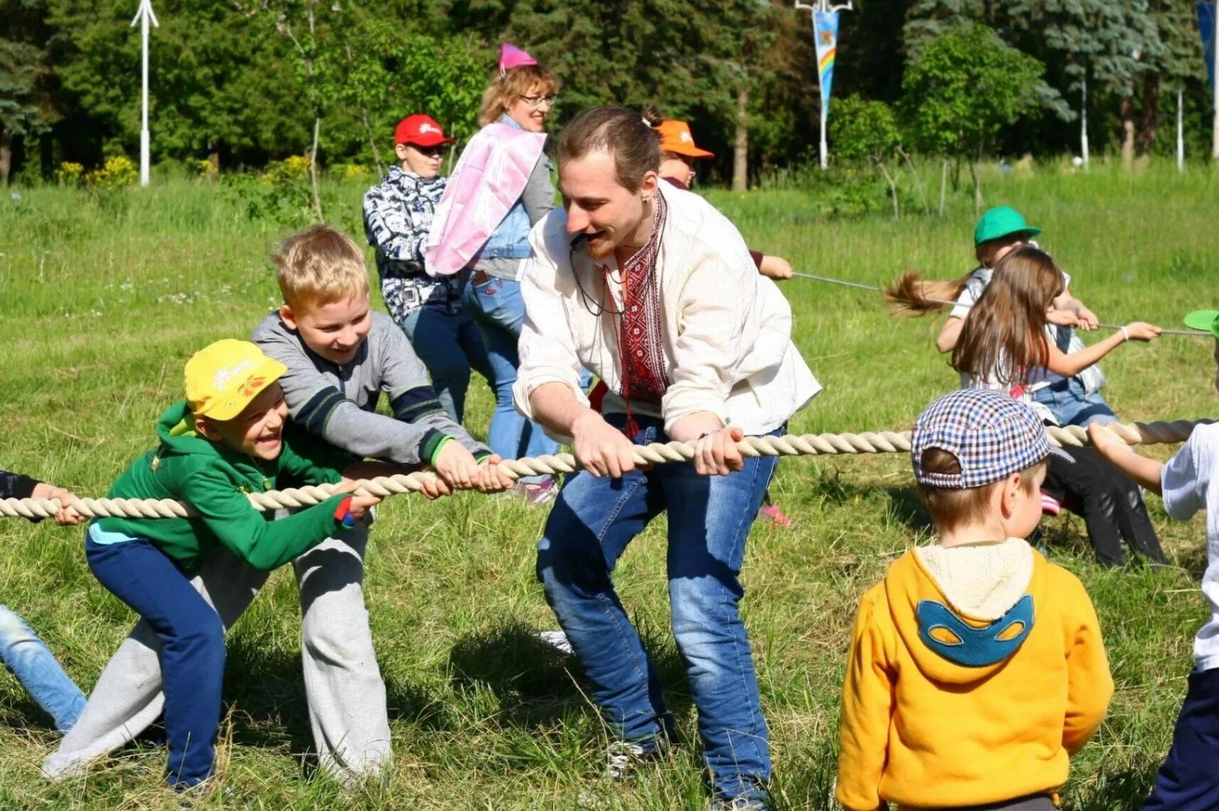 "Лагерь для перемещённых лиц3" - Подольск. Летний лагерь. Досуг детей. Детский лагерь.