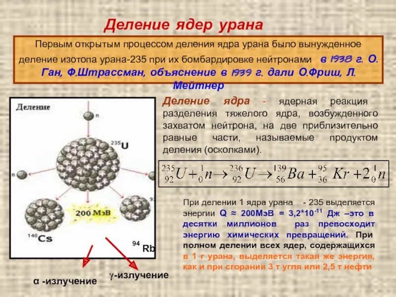 Какое ядро образуется в результате реакции. Цепная реакция деления урана 235. Цепная ядерная реакция урана 235. Цепная реакция деления ядер урана. Деление атома урана 235.