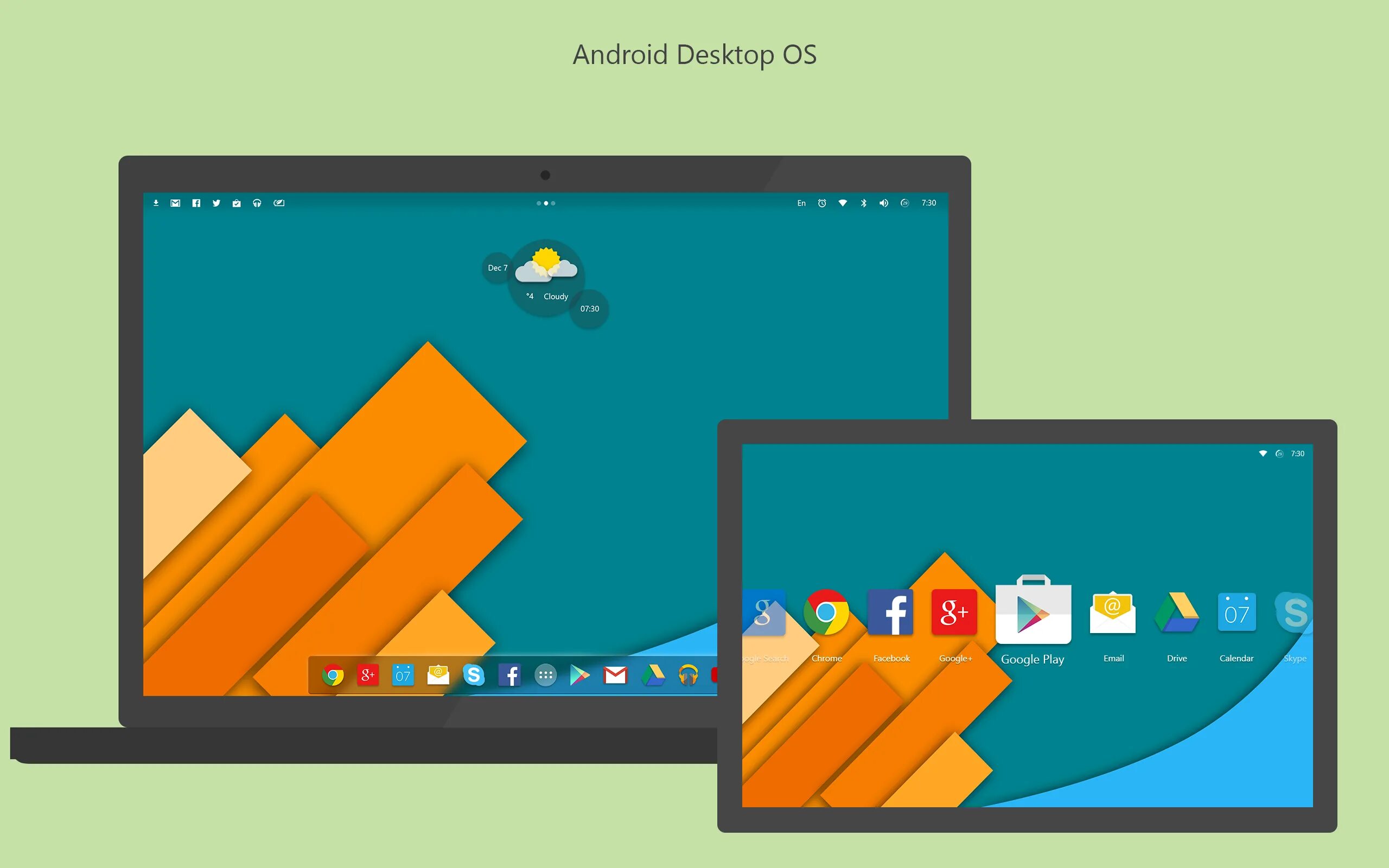 Multiple desktops