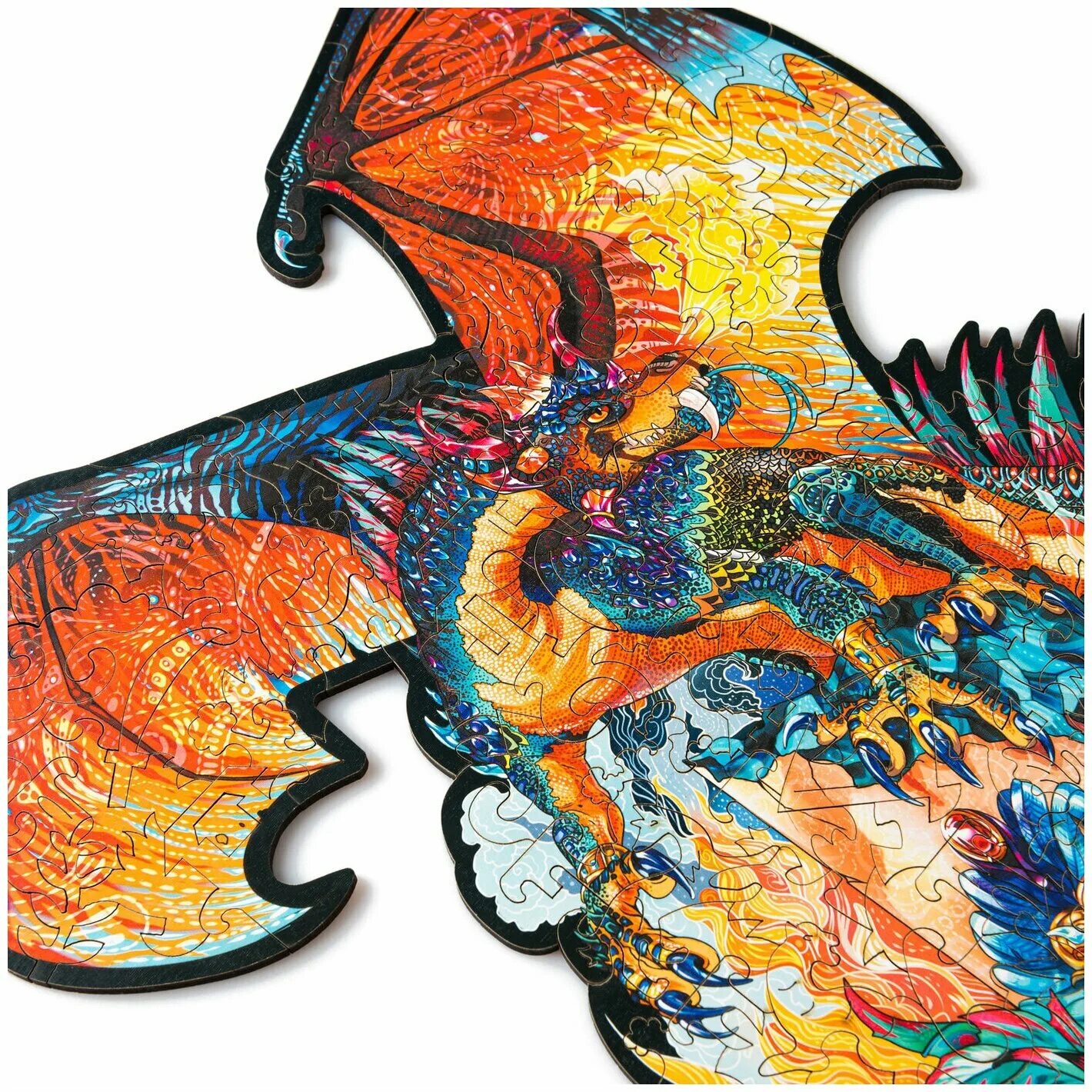 пазл bondibon эпоха дракона (вв1275), 200 дет. пазлы для детей 6 лет. деревянный пазл дракоша. деревянный пазл дракоша. конструктор "объёмный пазл".