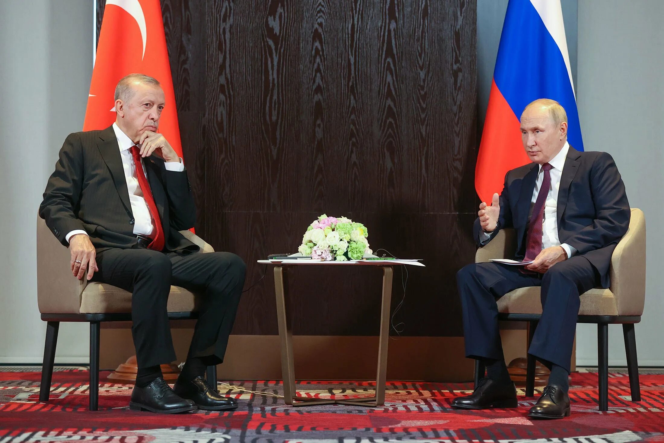 Эрдоган на саммите ШОС. Встреча Путина и Эрдогана 2022.