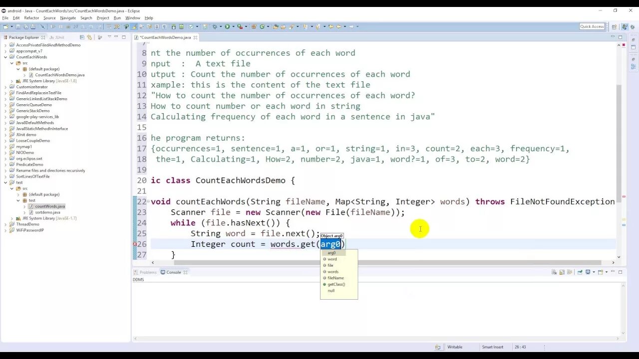 Count java. Count in java. Word occurrence in text. Number java. Indexoutofboundsexception java