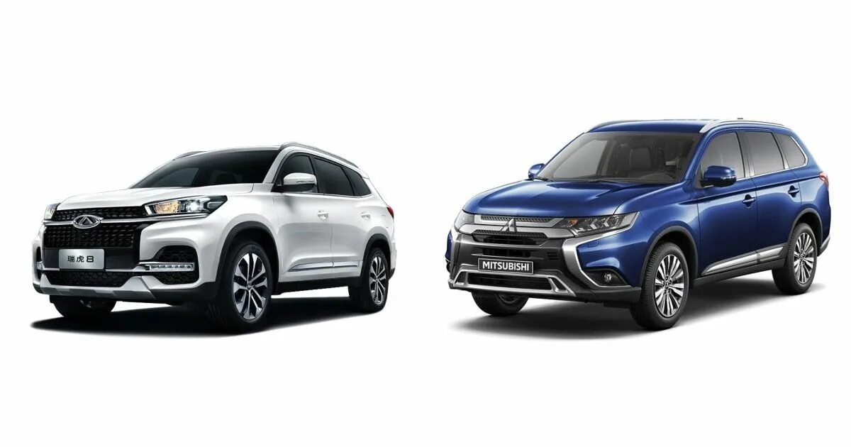 Mitsubishi Outlander 2018. Мицубиси Аутлендер 2018. Мицубиси Outlander 2018. Chery Tiggo 2018.